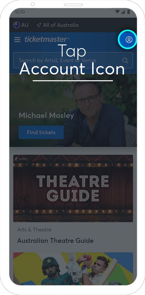 If this doesn't help, try using a different browser. . How to refresh on ticketmaster app